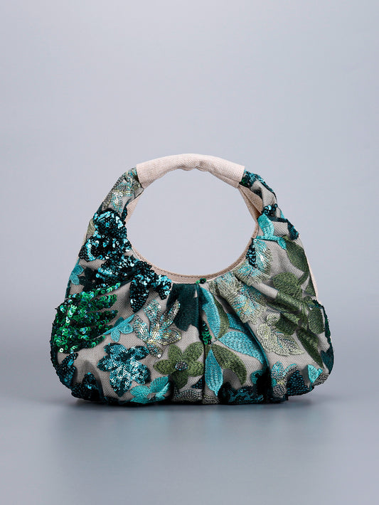 Bolso Bordado Turquesa