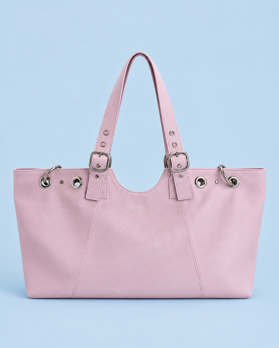 Bolso Rosa con Hebillas