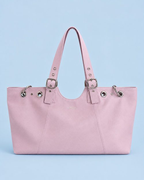 Bolso Rosa con Hebillas
