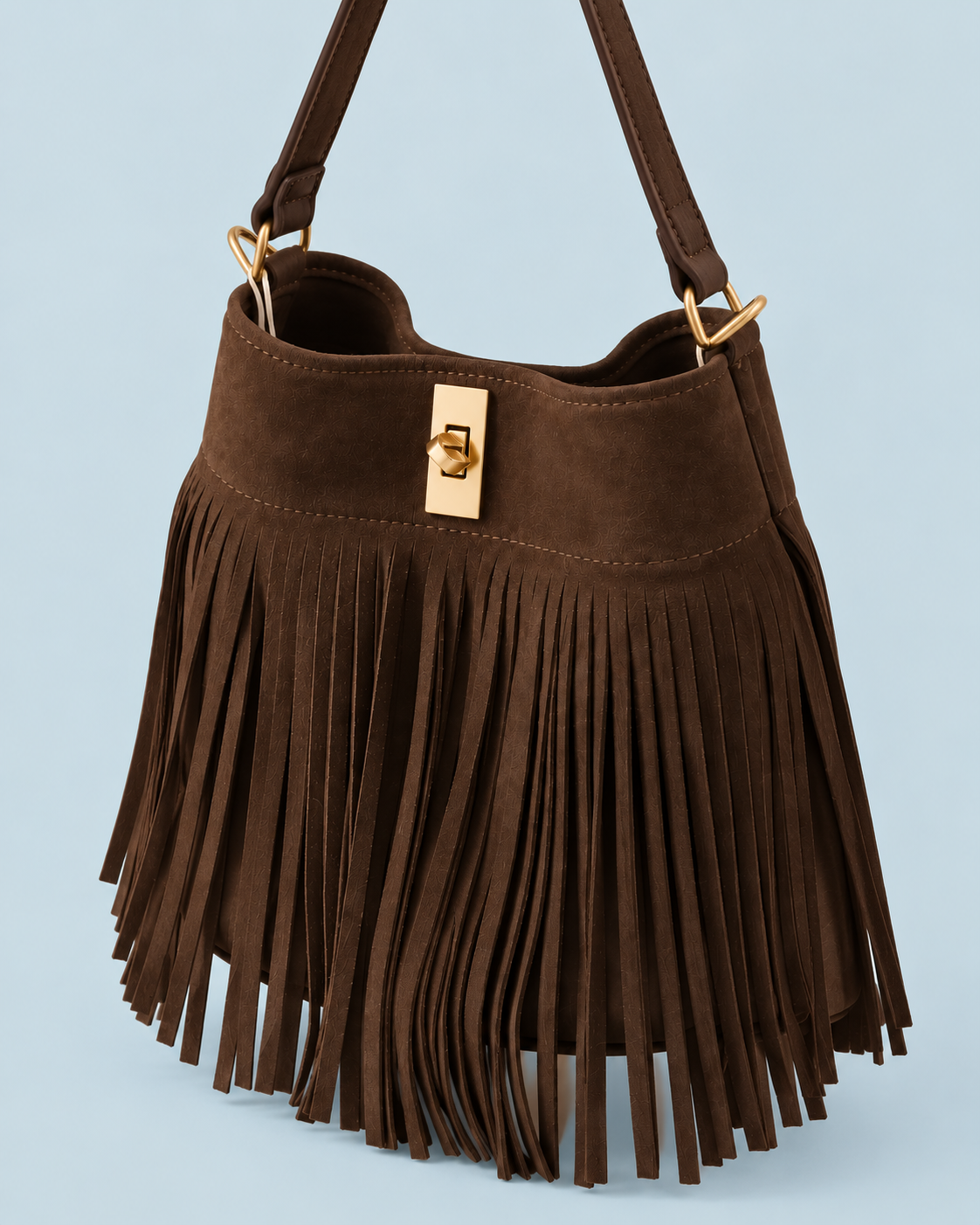 Bolso de Ante con Flecos