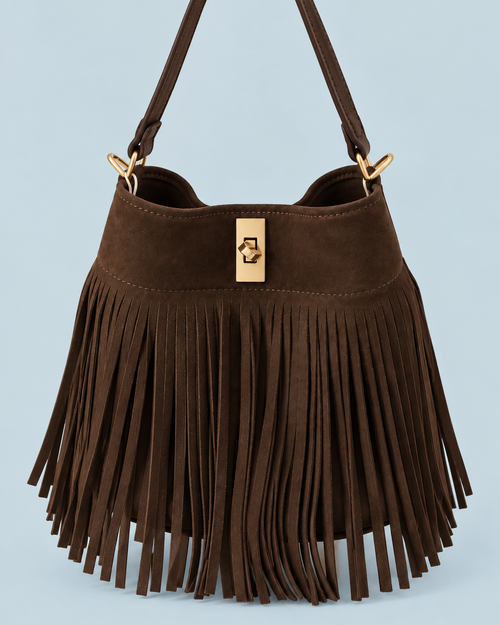 Bolso de Ante con Flecos