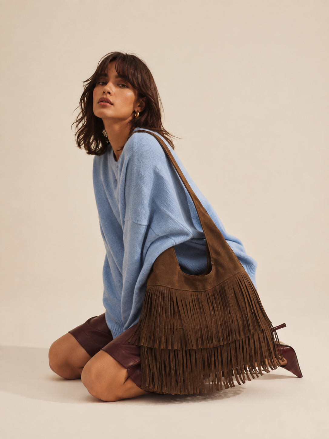 Nora | Bolso de Cuero Nubuck