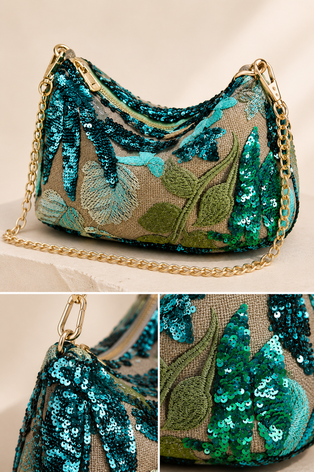 Amara | Bolso Bordado con Lentejuelas