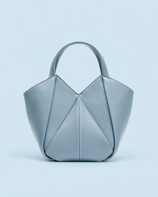 Bolso Geométrico Celeste