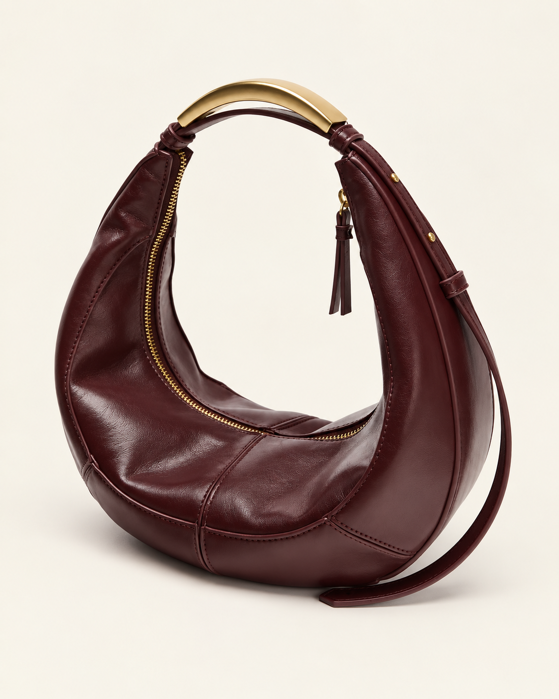 Bolso Hobo Burdeos