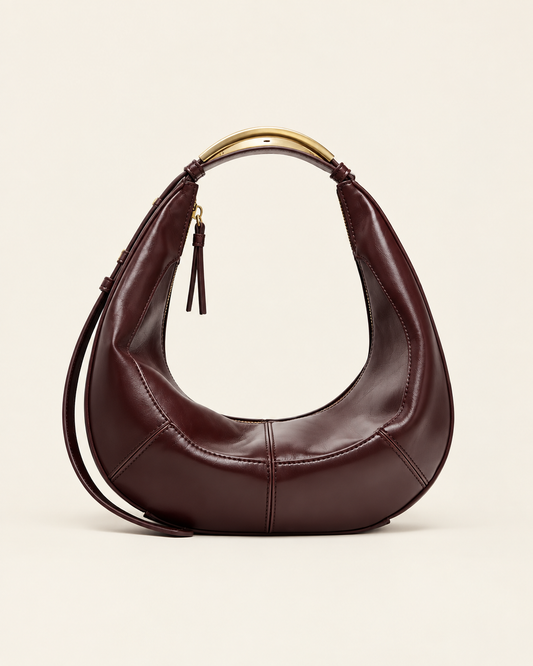 Bolso Hobo Burdeos