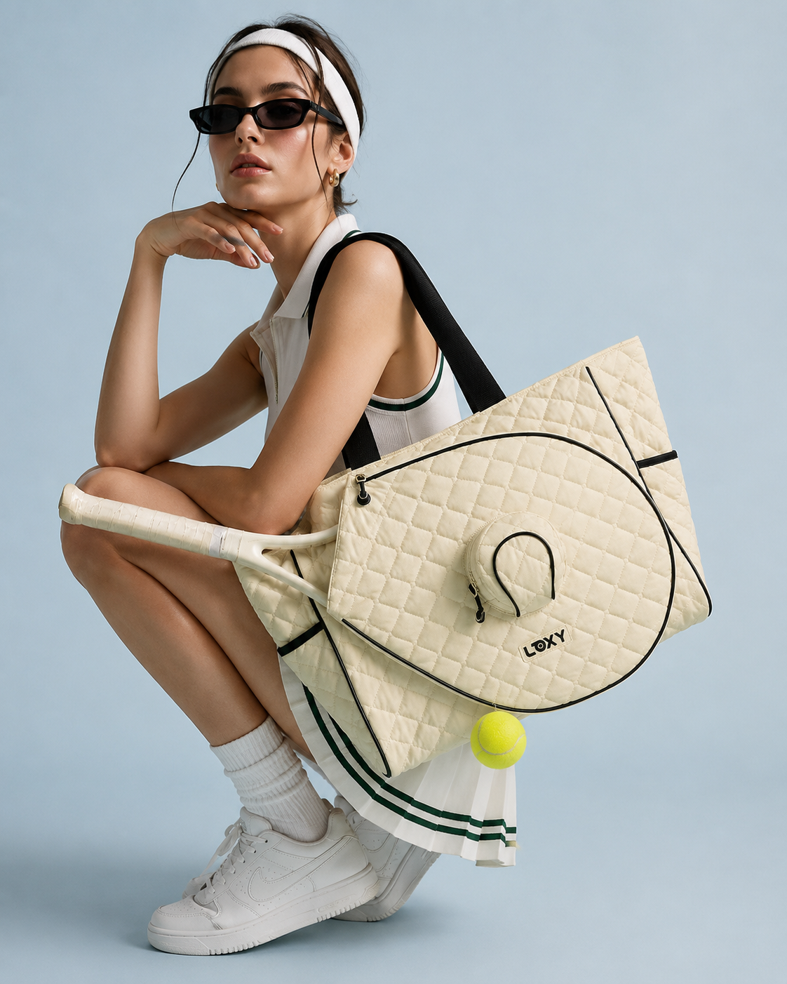 Alba | Bolso de Tenis Acolchado